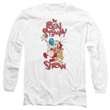 Load image into Gallery viewer, Ren And Stimpy Ren And Stimpy Show Mens Long Sleeve Shirt White