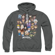 Load image into Gallery viewer, Avatar The Last Airbender Chibi Group Mens Hoodie Charcoal