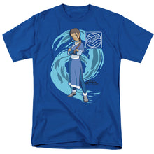 Load image into Gallery viewer, Avatar The Last Airbender Katara Water Wave Mens T Shirt Royal Blue
