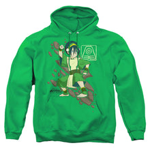 Load image into Gallery viewer, Avatar The Last Airbender Toph Rock Slide Mens Hoodie Kelly Green