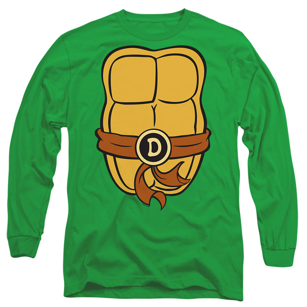 Tmnt Donatello Chest Mens Long Sleeve Shirt Kelly Green Officially Licensed