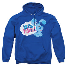Load image into Gallery viewer, Blues Clues & You Lets Think Mens Hoodie Royal Blue