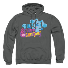 Load image into Gallery viewer, Blues Clues & You We Can Too! Mens Hoodie Charcoal