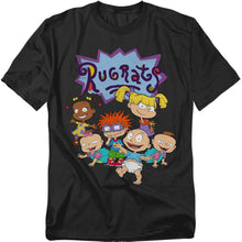Load image into Gallery viewer, Rugrats Rugrats Group Mens T Shirt Black