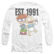 Load image into Gallery viewer, Rugrats Est 1991 Mens Long Sleeve Shirt White Officially Licensed