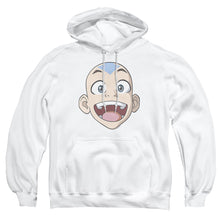 Load image into Gallery viewer, Avatar The Last Airbender Big Aang Face Mens Hoodie White
