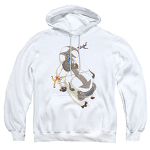 Load image into Gallery viewer, Avatar The Last Airbender Hang On Appa Mens Hoodie White