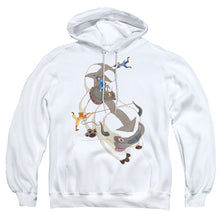 Load image into Gallery viewer, Avatar The Last Airbender Hang On Appa Mens Hoodie White
