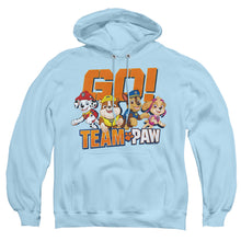 Load image into Gallery viewer, Paw Patrol Go! Team Paw Mens Hoodie Light Blue