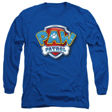 Load image into Gallery viewer, Paw Patrol 3D Logo Mens Long Sleeve Shirt Royal Blue