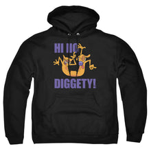 Load image into Gallery viewer, Catdog Hi Ho Diggety Mens Hoodie Black