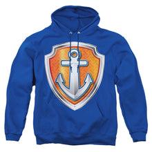 Load image into Gallery viewer, Paw Patrol Zuma Badge Mens Hoodie Royal Blue