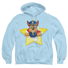 Load image into Gallery viewer, Paw Patrol Chase Torn Star Mens Hoodie Light Blue