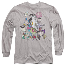 Load image into Gallery viewer, Invader Zim Group Shot Mens Long Sleeve Shirt Athletic Heather Officially Licensed