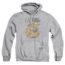 Load image into Gallery viewer, Catdog Stuck Together Mens Hoodie Athletic Heather
