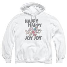 Load image into Gallery viewer, Ren And Stimpy Happy Happy Joy Joy Pf Mens Hoodie White