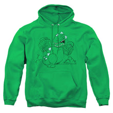 Load image into Gallery viewer, Rugrats Reptar Destroys City Mens Hoodie Kelly Green
