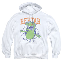 Load image into Gallery viewer, Rugrats Reptar Shirt Rip Mens Hoodie White
