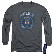 Load image into Gallery viewer, New York City Bomb Squad Mens Long Sleeve Shirt Charcoal