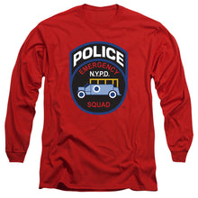 Load image into Gallery viewer, New York City Emergency Squad Mens Long Sleeve Shirt Red