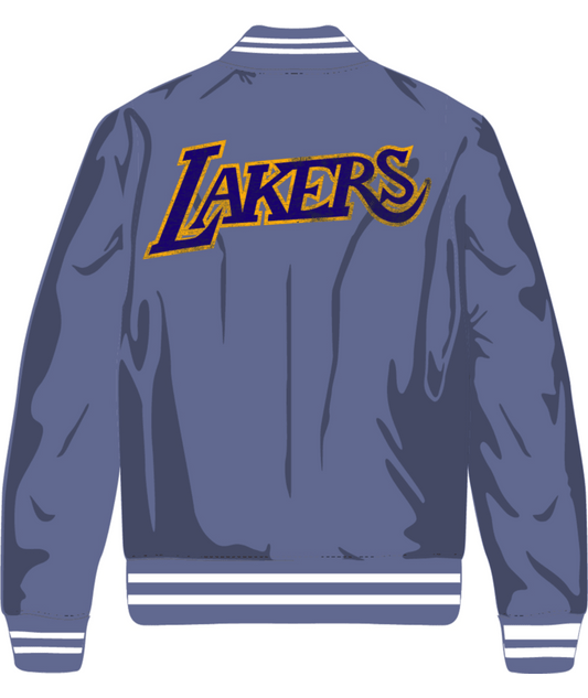 Los Angeles Lakers - Mitchell and Ness Oversized Varsity Jacket