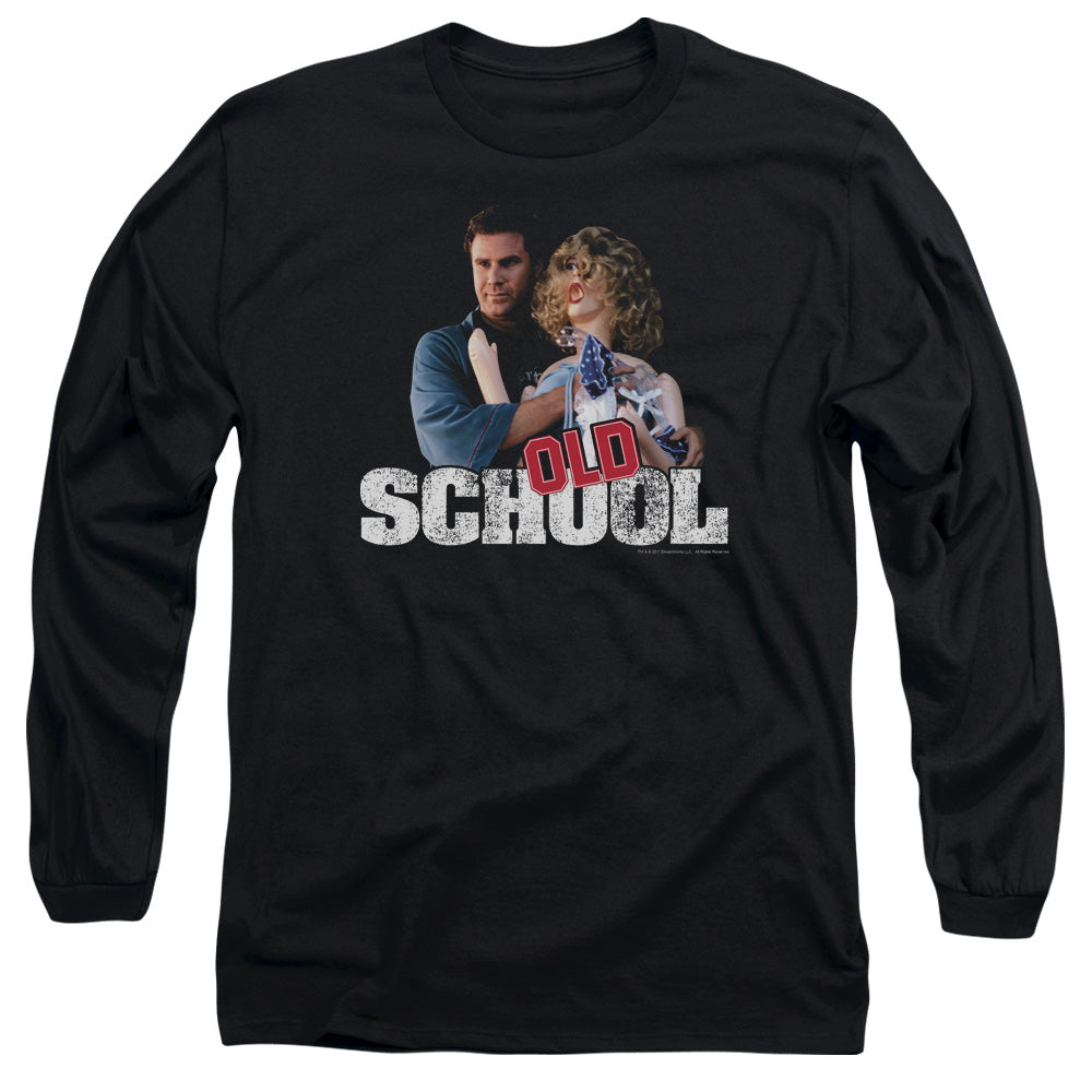 Old School Frank And Friend Mens Long Sleeve Shirt Black