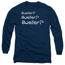 Load image into Gallery viewer, Ferris Bueller Bueller? Mens Long Sleeve Shirt Navy Officially Licensed