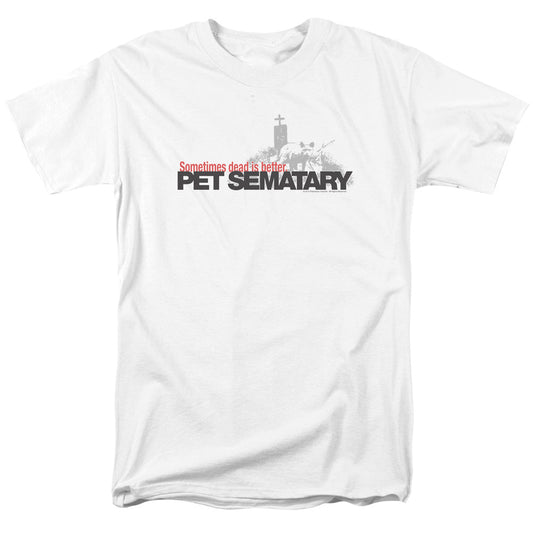 Pet Sematary Logo Mens T Shirt White