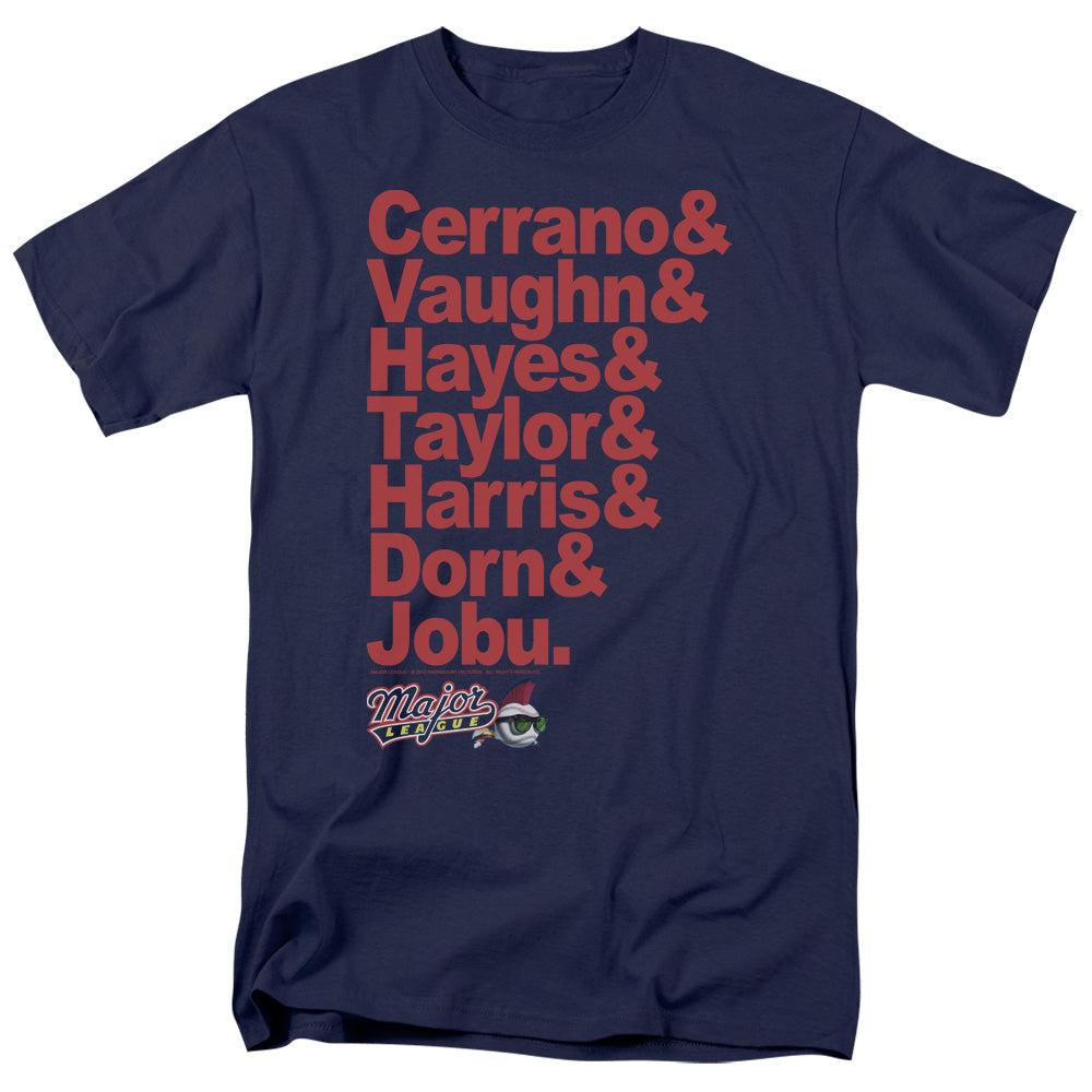 Major League Team Roster Mens T Shirt Navy