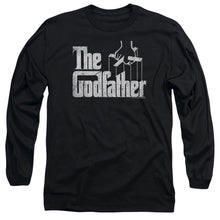 Load image into Gallery viewer, Godfather Logo Mens Long Sleeve Shirt Black Officially Licensed