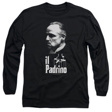 Load image into Gallery viewer, Godfather Il Padrino Mens Long Sleeve Shirt Black Officially Licensed