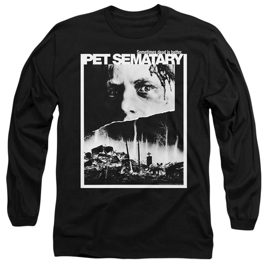 Pet Sematary Poster Art Mens Long Sleeve Shirt Black