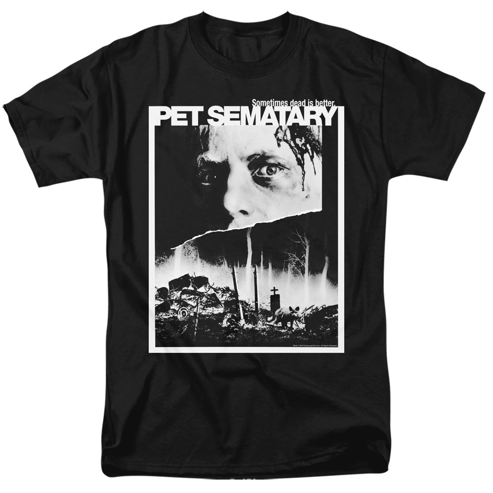 Pet Sematary Poster Art Mens T Shirt Black
