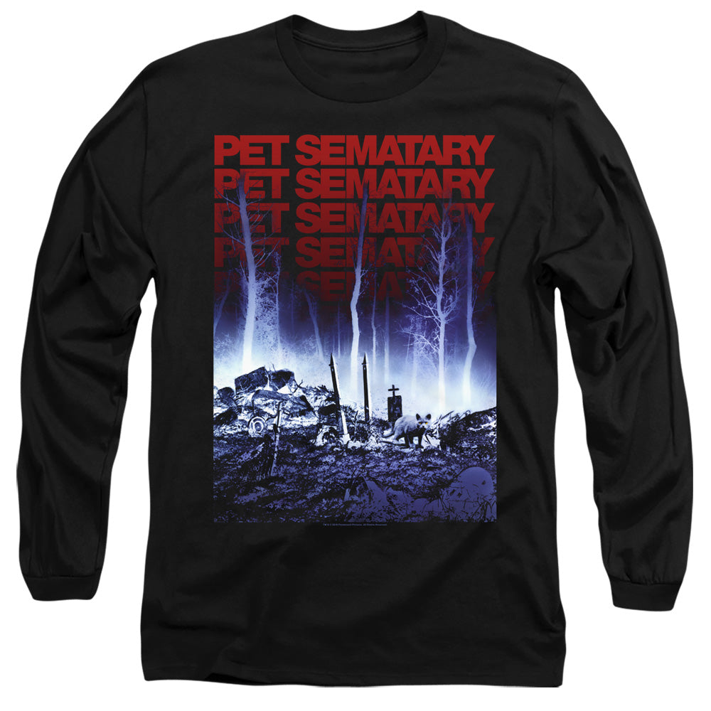 Pet Sematary Sematary Mens Long Sleeve Shirt Black