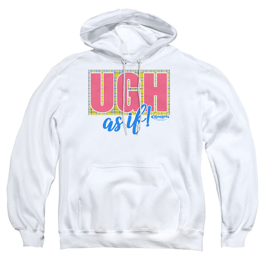 Clueless Ugh As If Mens Hoodie White