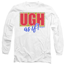Load image into Gallery viewer, Clueless Ugh As If Mens Long Sleeve Shirt White Officially Licensed