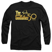 Load image into Gallery viewer, Godfather Godfather 50Th Logo Mens Long Sleeve Shirt Black Officially Licensed