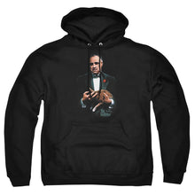 Load image into Gallery viewer, Godfather Painted Poster Mens Hoodie Black