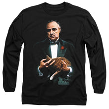 Load image into Gallery viewer, Godfather Painted Poster Mens Long Sleeve Shirt Black Officially Licensed
