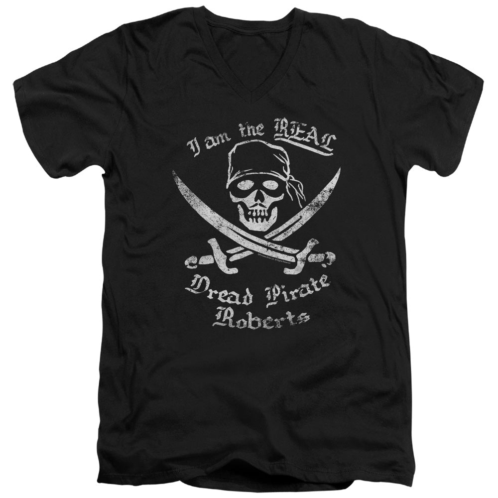 The Princess Bride The Real Dpr Mens Slim Fit V-Neck T Shirt Black