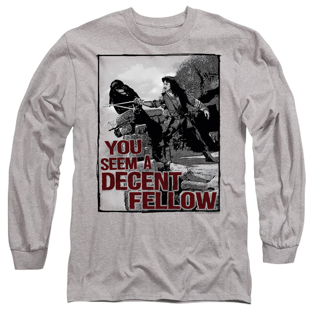 Princess Bride Fellow Mens Long Sleeve Shirt Athletic Heather