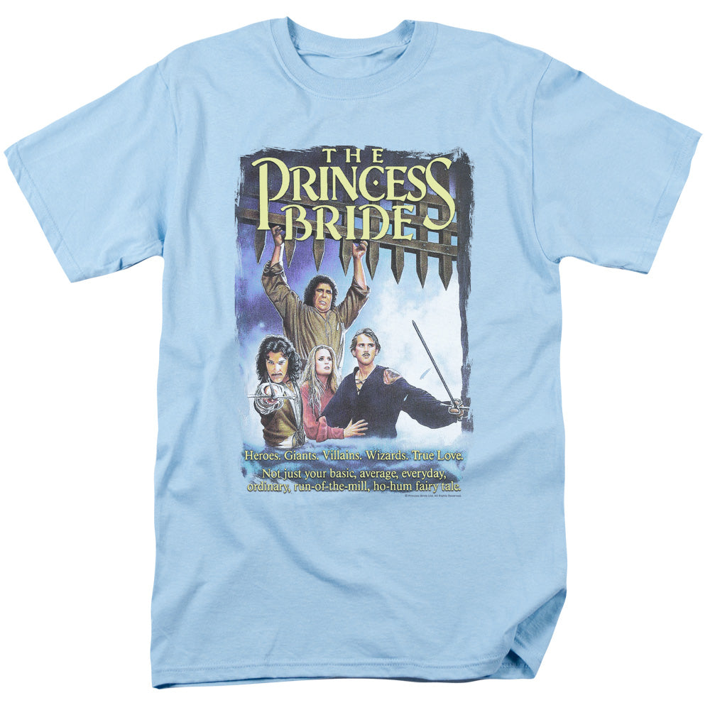 Princess Bride Alt Poster Mens T Shirt Light Blue