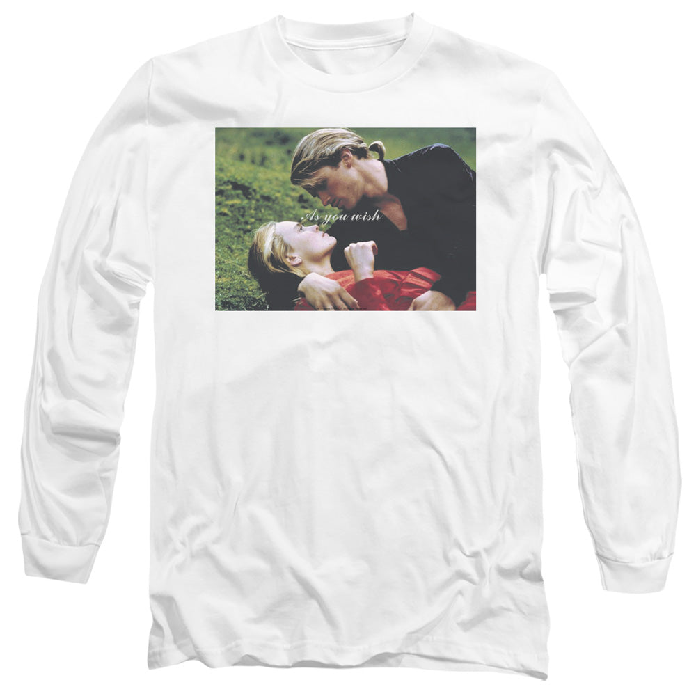 Princess Bride As You Wish Mens Long Sleeve Shirt White