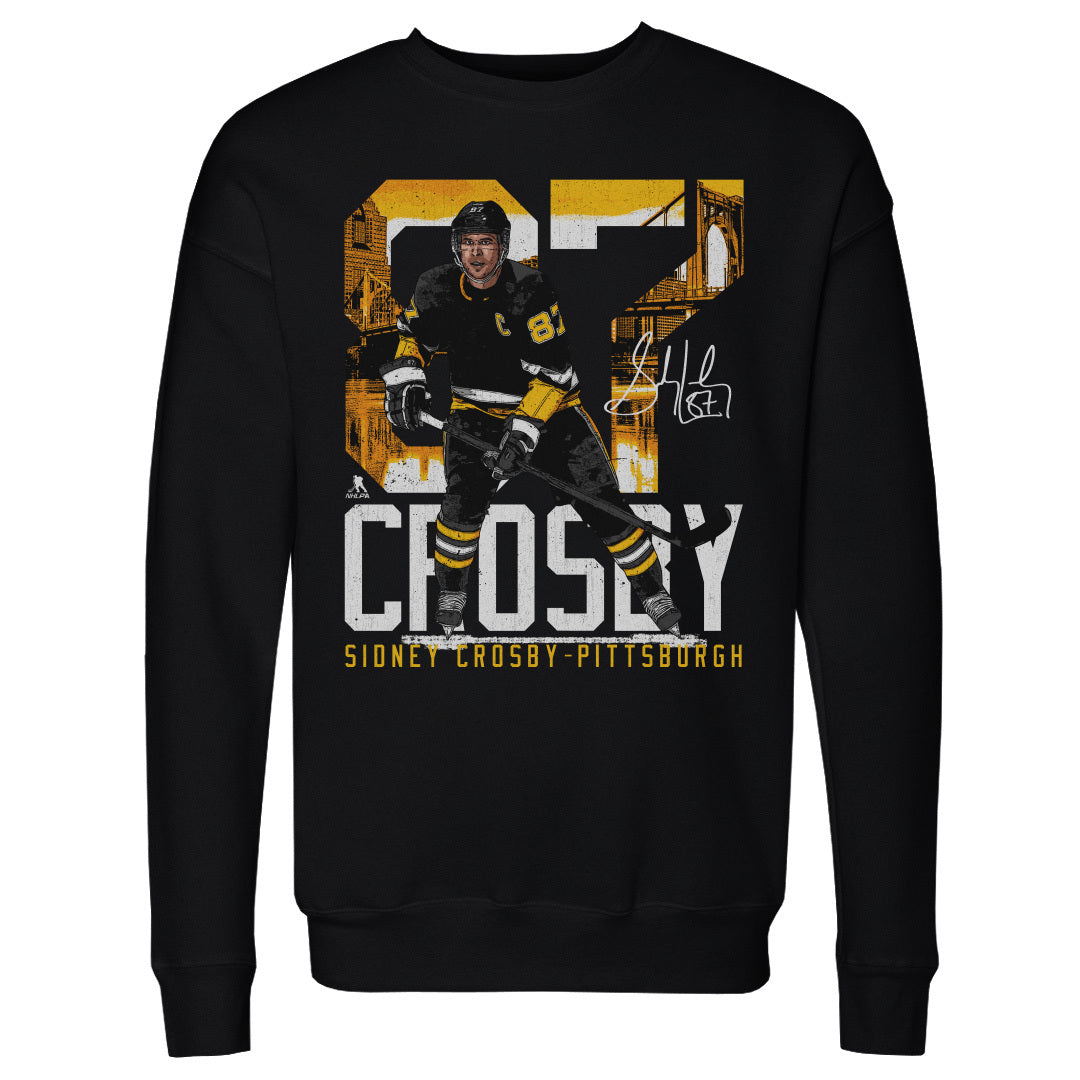 Sidney Crosby Pittsburgh Landmark WHT