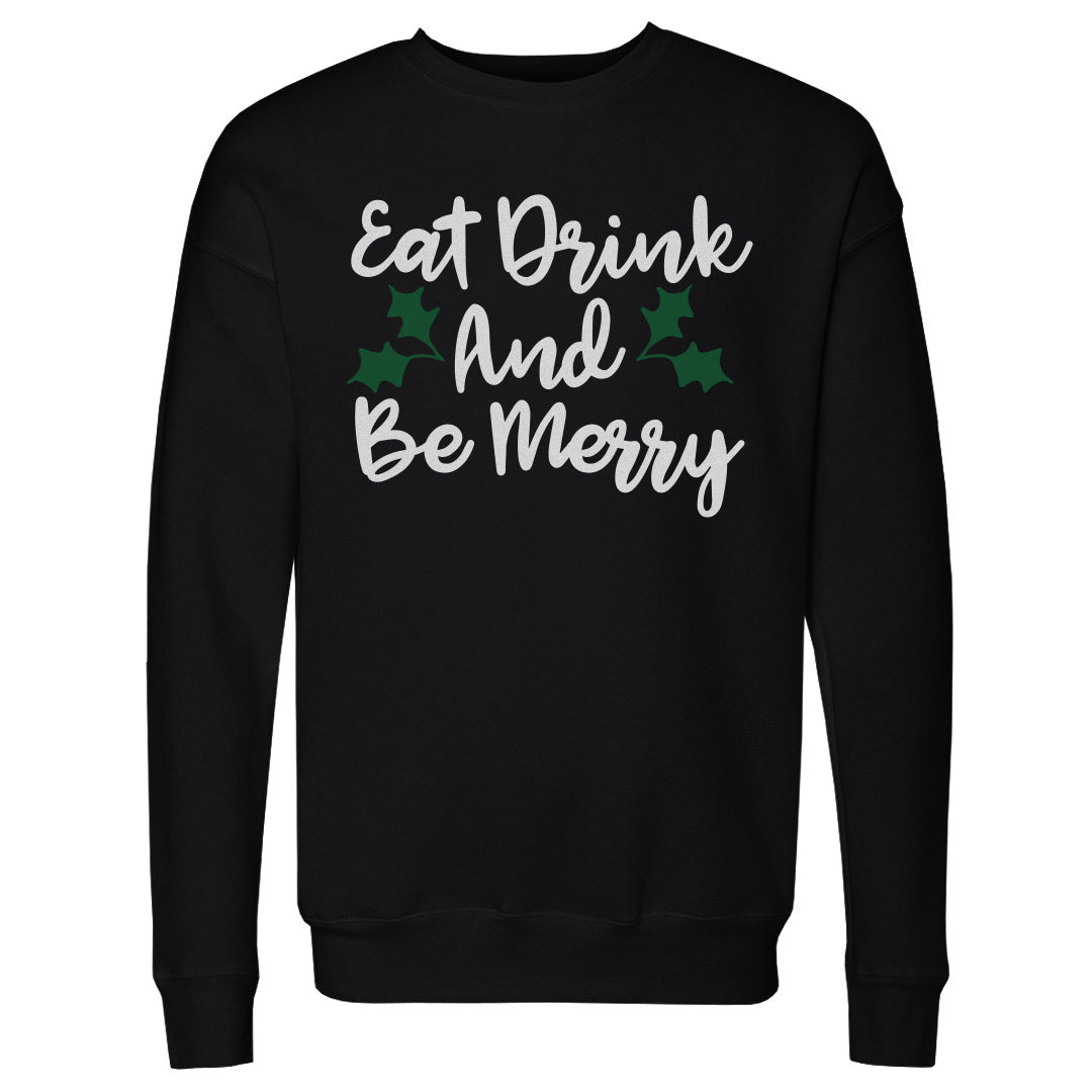 Christmas Eat Drink And Be Merry WHT
