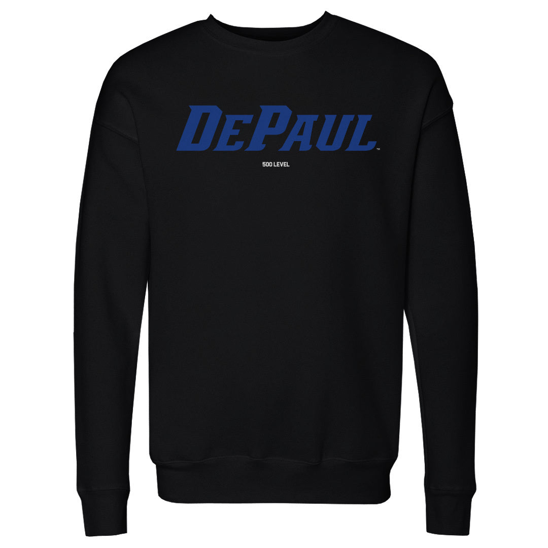 DePaul Blue Demons Wordmark Royal WHT