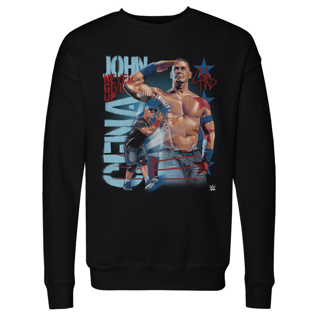 John Cena Never Give Up Salute WHT