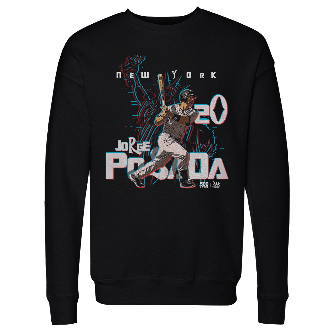 Jorge Posada New York Y 3D Graphic WHT