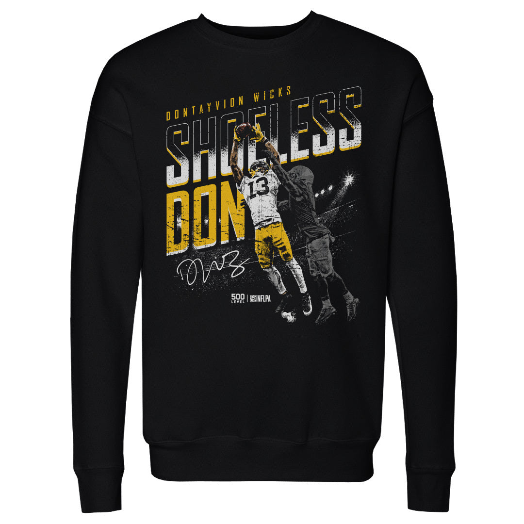 Dontayvion Wicks Green Bay Shoeless Catch WHT