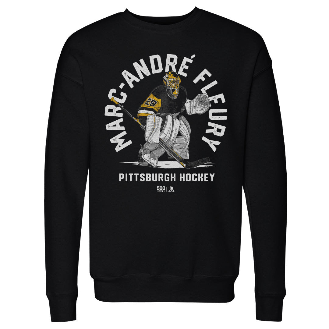 Marc-Andre Fleury Pittsburgh Emblem WHT